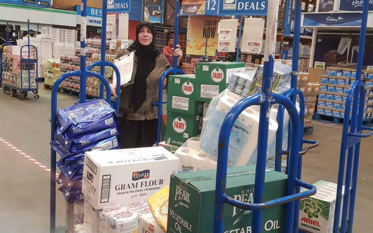 Distributing Supplies to Those Affected by COVID-19